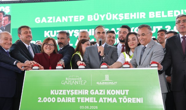 2 Bin Gazi Konutun Daha Temeli Atıldı