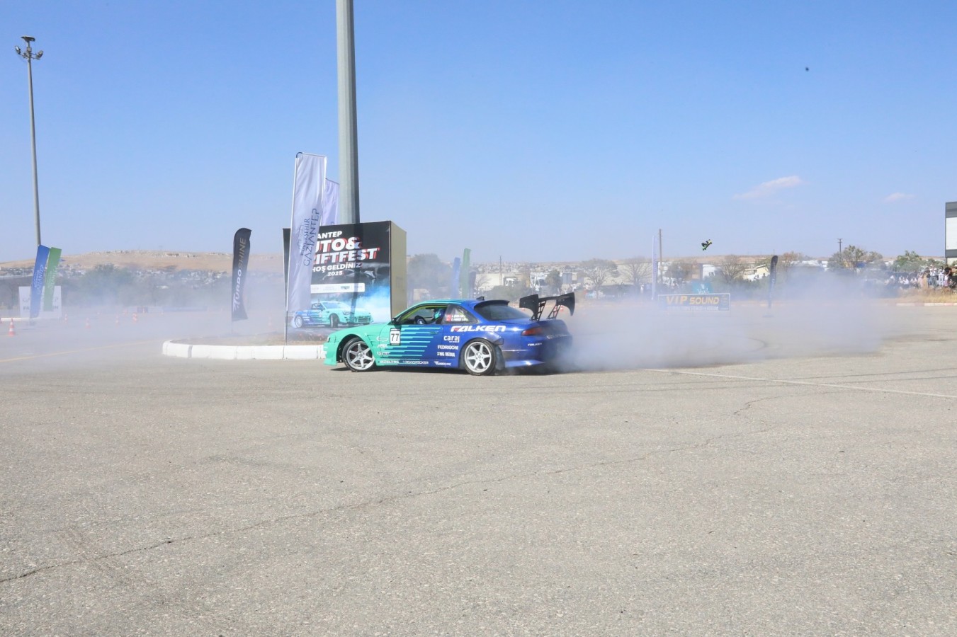 Gaziantep’te drift festivali coşkusu;