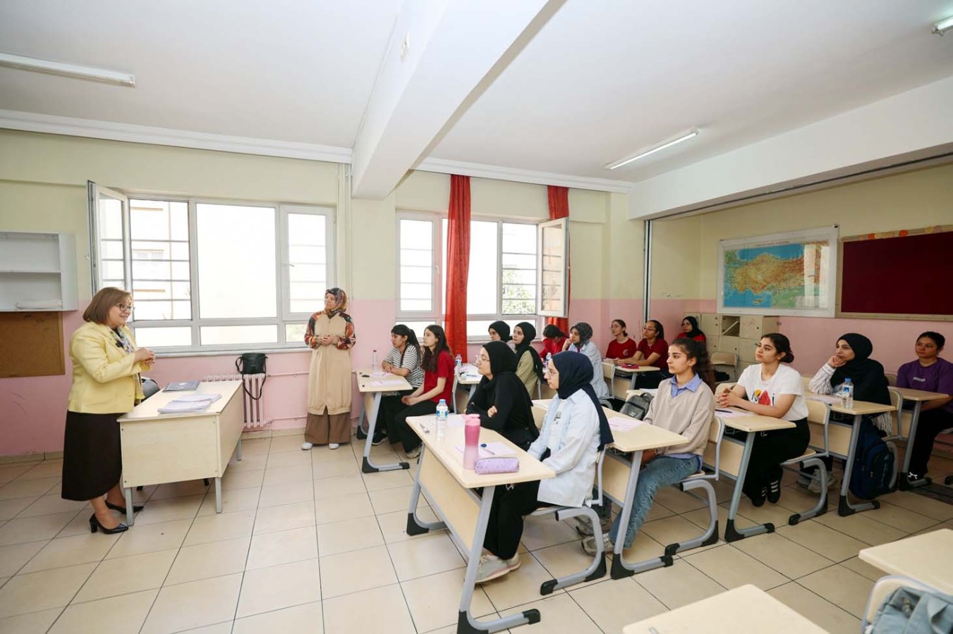 Öğrencilere yönelik ölçümleme sınavı;