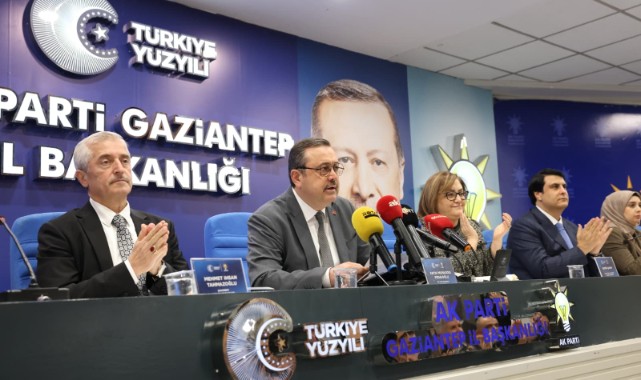 AK Parti Gaziantep Türkiye ortalamasının üzerinde büyüdü
