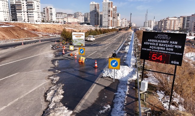 Abdülhamit Han Köprülü Kavşağı'nda Sona Doğru