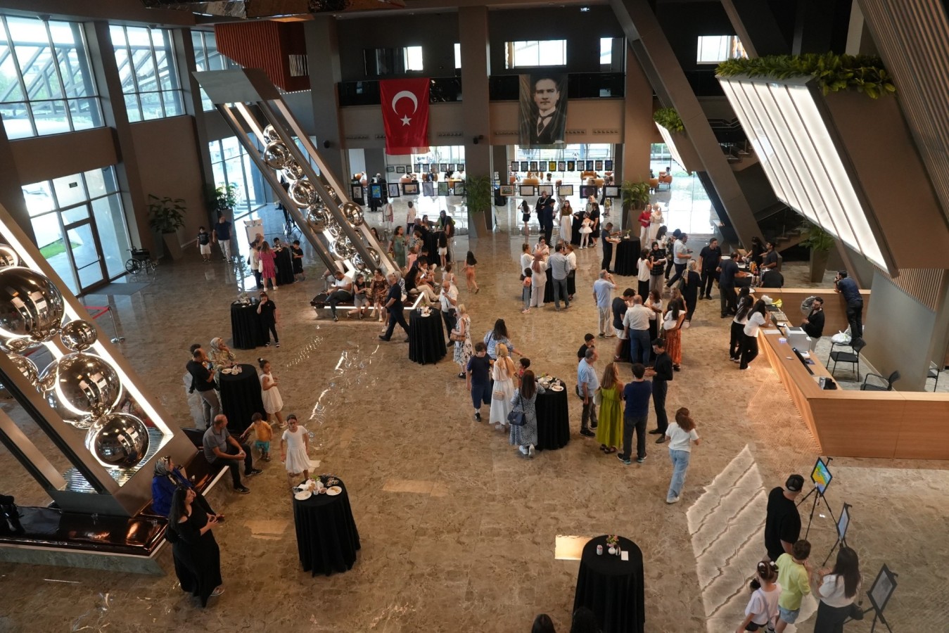 Şehitkamil’de sanat yolculuğu sergiye dönüştü;