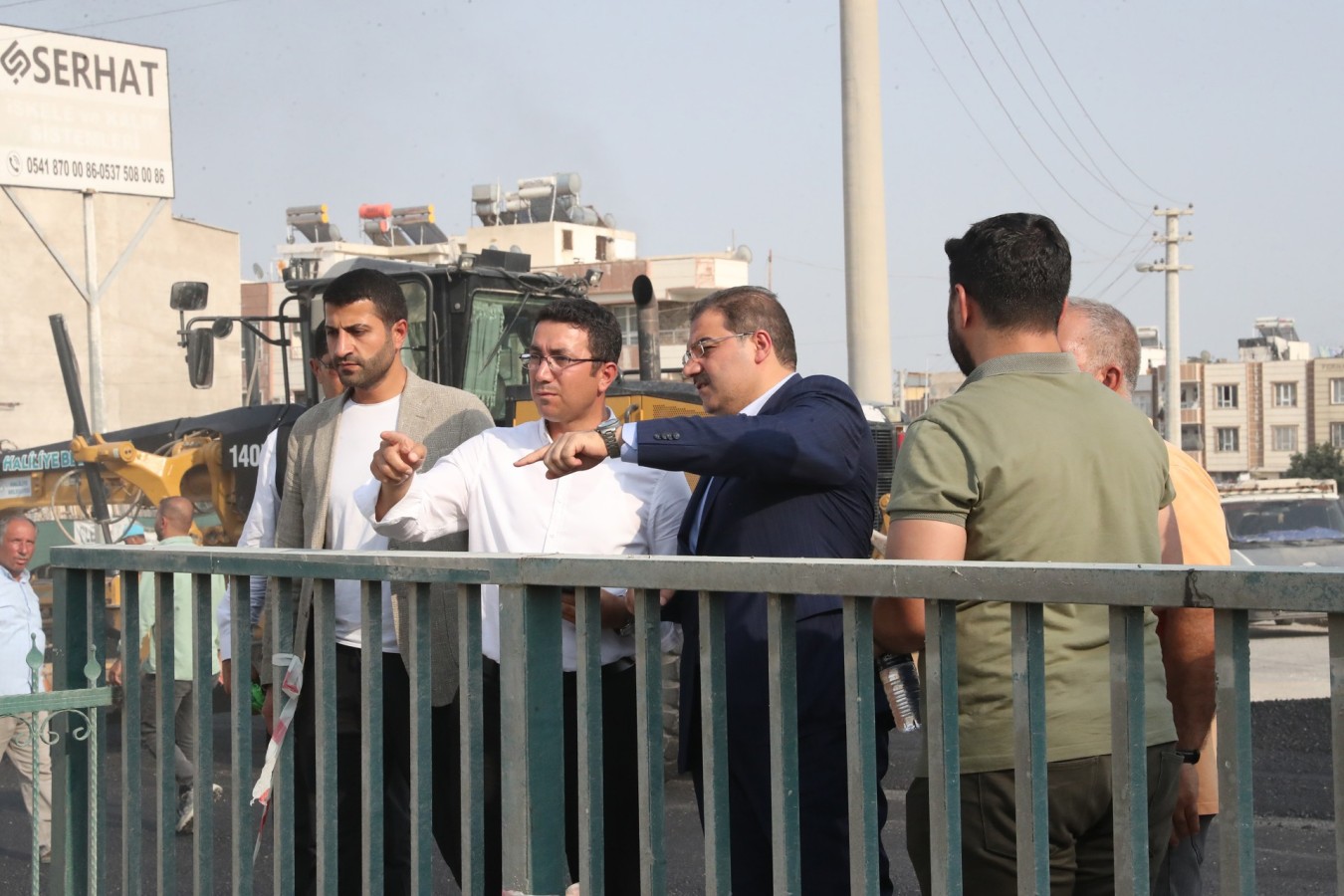 Başkandan mahalledeki çalışmalara inceleme;