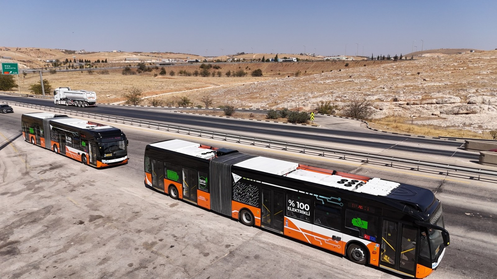 Elektrikli otobüsler şehre giriş yaptı;