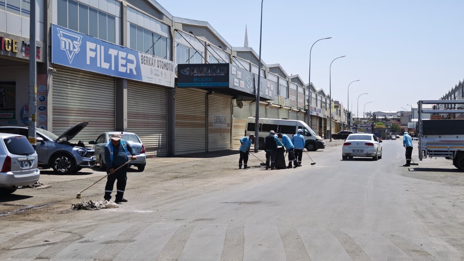 Küsget Sanayi Sitesinde kapsamlı temizlik