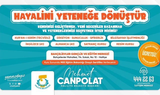 Haliliye'de hayaller gerçeğe dönüşüyor