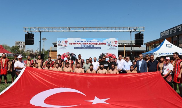 Aba Güreşi şampiyonası Şahinbey’de yapıldı