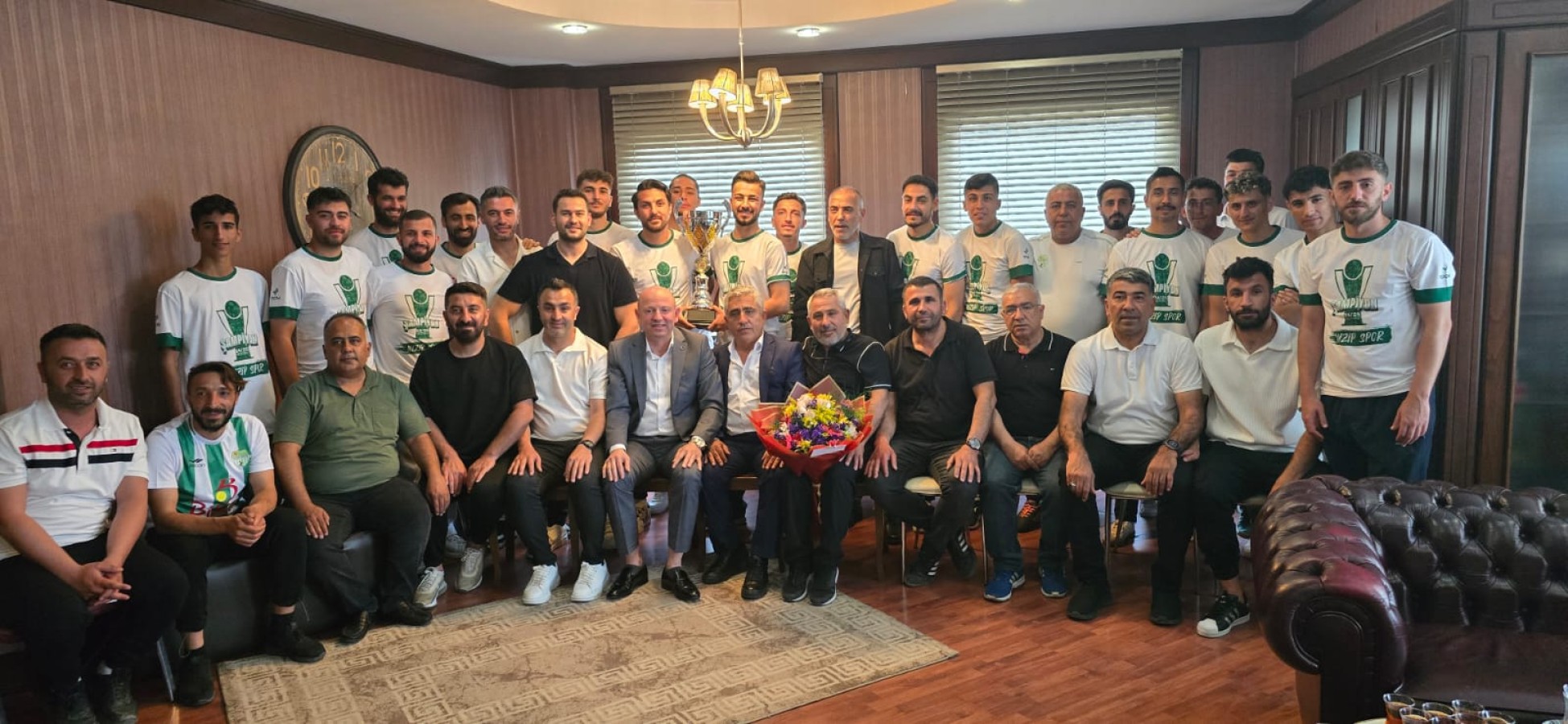 Nizip'te şampiyonluk bayramı;