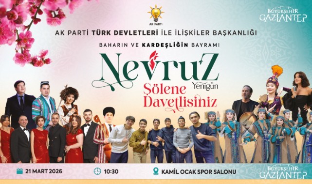 Nevruz Ateşi Gaziantep'te Yakılacak