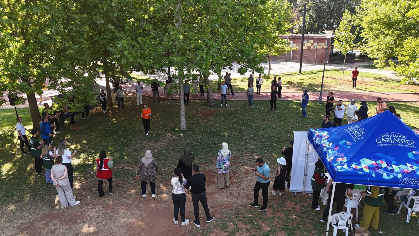 Gaziantepliler sağlık için buluştu;