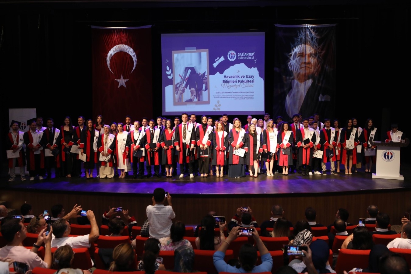 Havacılık ve Uzay Bilimleri Fakültesinde mezuniyet töreni;