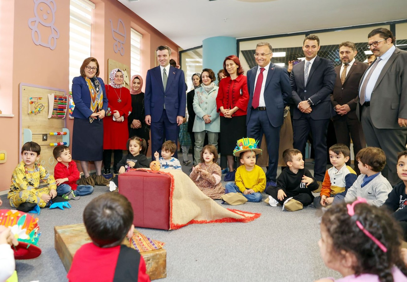 Gaziantep bebek kütüphanesi açıldı;