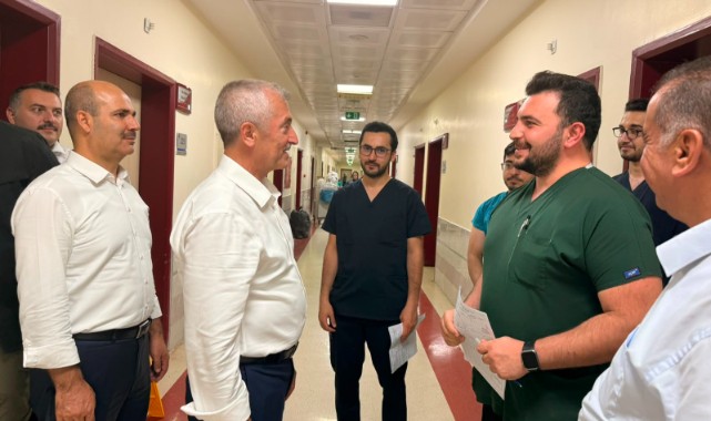 Başkan Tahmazoğlu'ndan Hastalara Moral Sağlık Çalışanlarına Destek