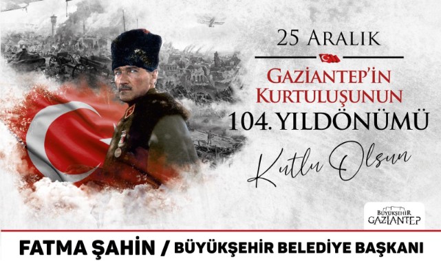 Gaziantep Büyükşehir Belediyesi'nden 25 Aralık Kutlaması