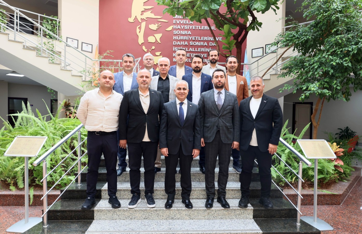 MÜSİAD heyetinden Rektör’e ziyaret;