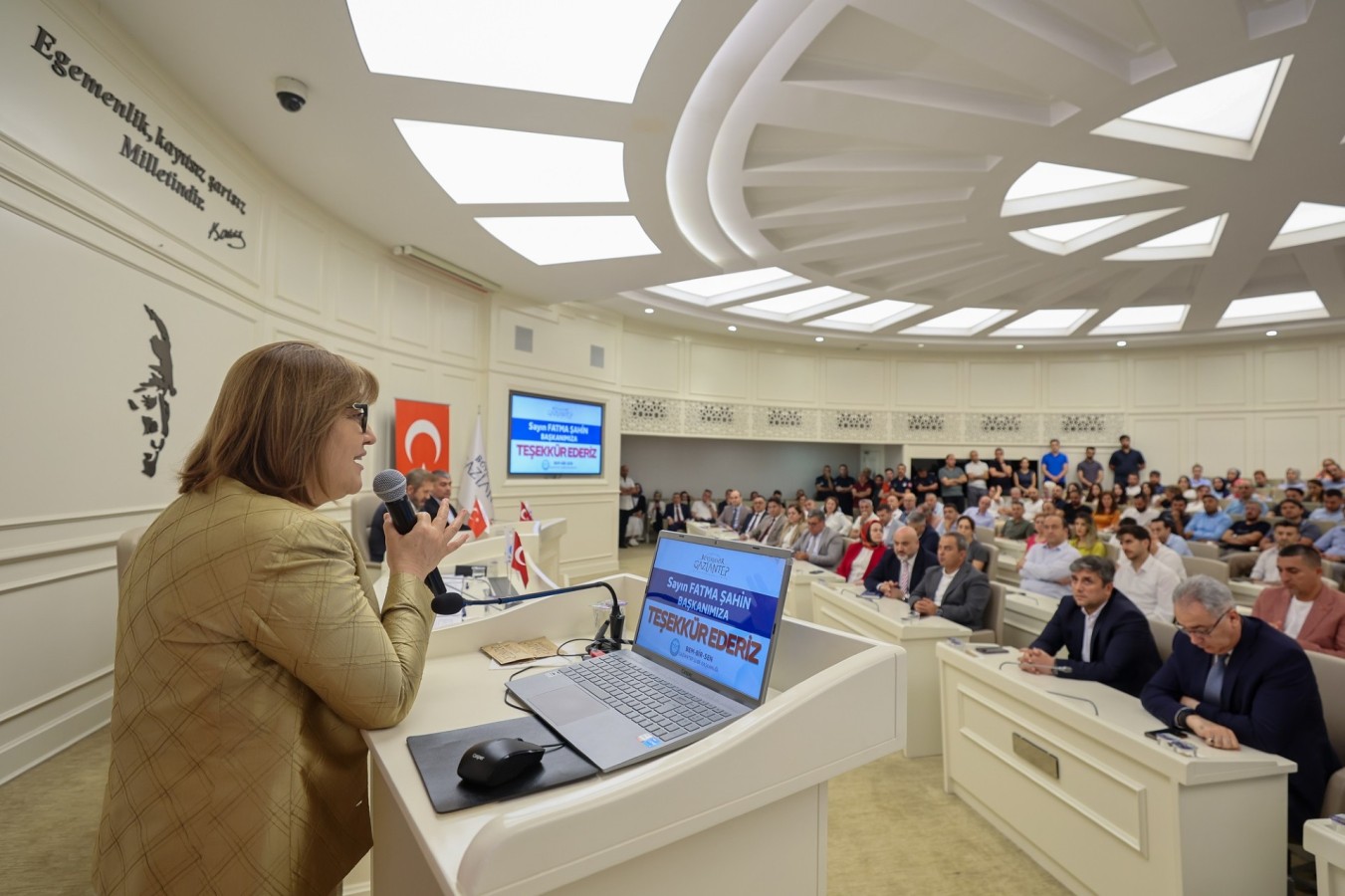 Gaziantep’te belediye personellerine konut müjdesi;
