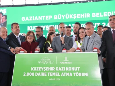 2 Bin Gazi Konutun Daha Temeli Atıldı