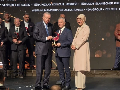 Cumhurbaşkanı Erdoğan'dan Tahmazoğlu'na Birincilik Ödülü