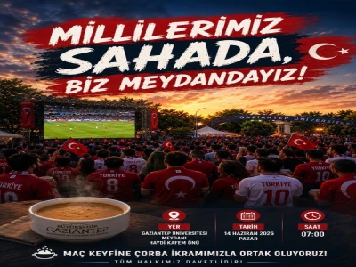 Gaziantep Büyükşehir Milli Heyecana Ortak Oluyor