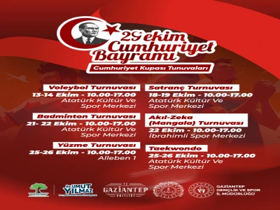 Şehitkamil’de 29 Ekim coşkusu sporla başlıyor