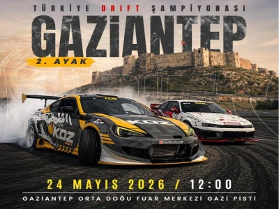 Türkiye Drift Şampiyonası İlk Kez Gaziantep'te