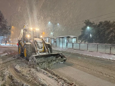 Kar Mesaisi Gece Boyunca Sürdü