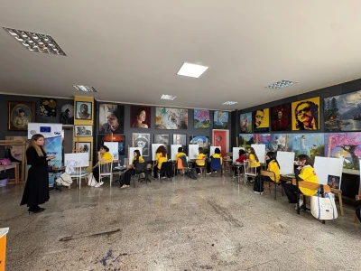 Gaziantep AB Bilgi Merkezi'nden Avrupa Günü'ne Sanatsal Dokunuş