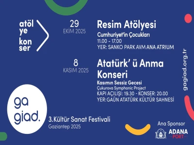 GAGİAD 3. kültür sanat festivali 2025 için geri sayım başladı